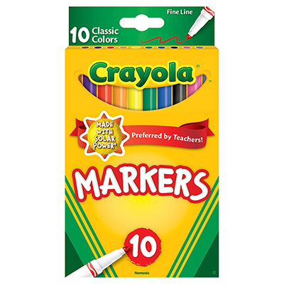 Marker Crayola 10 Pack (SKU 1024140045)