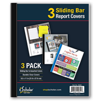 Report Cover W/ Sliding Bar