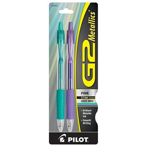 Pilot G2 Metallic Pen 2 Pack - main view