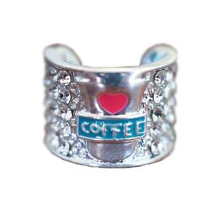 STETHOSCOPE CHARMS -  coffee