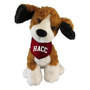 Mighty Tykes Dog Plush With HACC Bandana