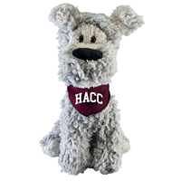 Mighty Tykes Dog Plush With HACC Bandana