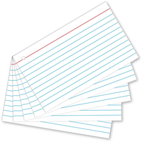 INDEX CARDS WITH POLY COVER