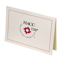 HACC Logo Blank Note Card 10 Pack