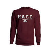 HACC Lebanon Long Sleeve Tee W/ Hawk Head