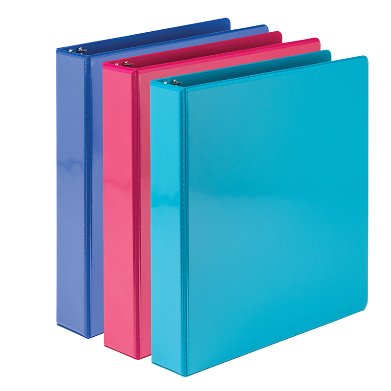 1.5 3 Ring Binder Clear View Pink - Up & Up™ : Target