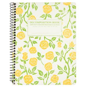 Image of DECOMPOSITION LINED NOTEBOOK -  roses