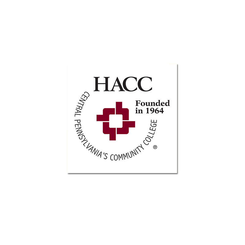 HACC Table Top Wood Square Logo