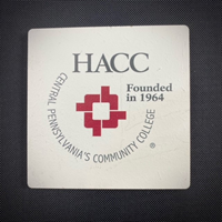 HACC Magnet Wood Logo