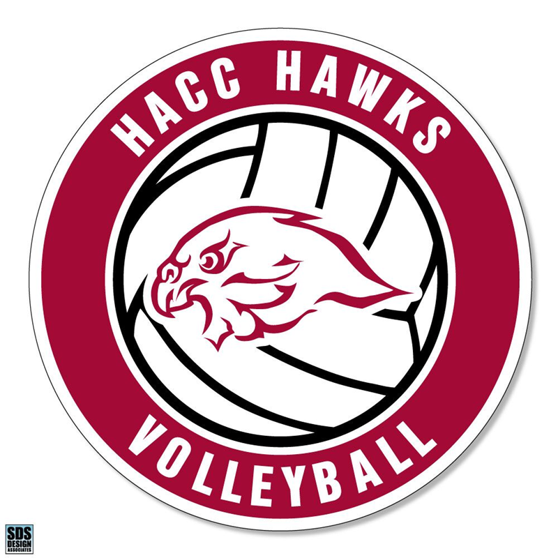 HACC Decal Volleyball