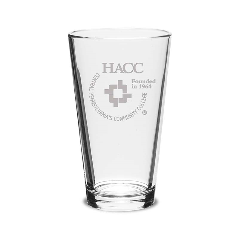 HACC Logo Pint Glass 2 Pack Gift Tube