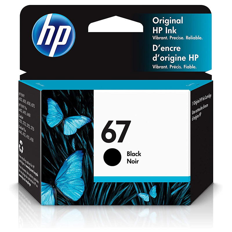 HP 67 Black Ink Cartridge (SKU 167820135000016)
