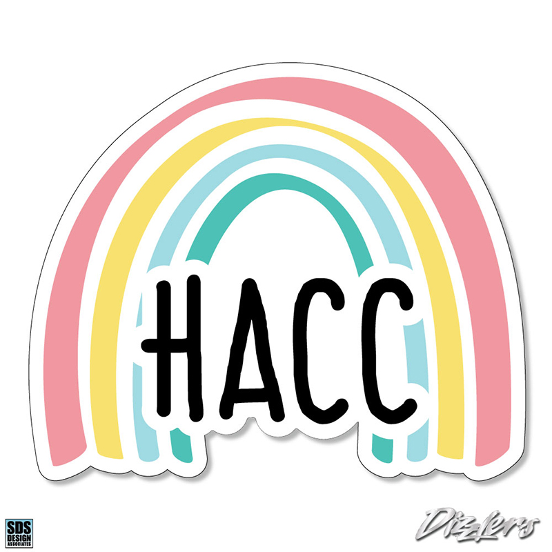 HACC Pastel Rainbow Arch Dizzler Decal (SKU 167992335000093)