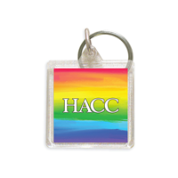 HACC Rainbow Keychain
