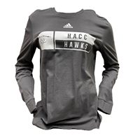 HACC Hawks Hawkhead Addidas Long Sleeve Tee
