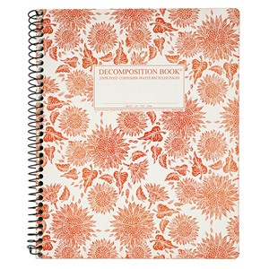 Decomposition Lined Xl Spiral Notebook - main view