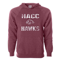 HACC Hawks Hawkhead Distressed Pullover Hoodie