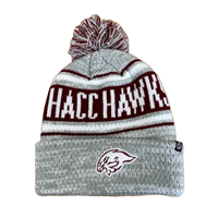 HACC Hawks Hawkhead Lined Hat With Pom