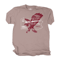 HACC Hawk State Outline Tee