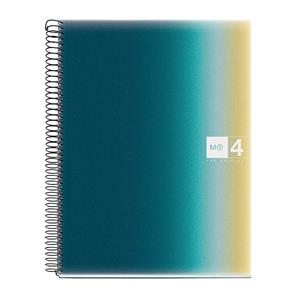 Image of NOTEBOOK MIQUEL RUIS DESIGNER 4 SUBJECT POLY COVER -  iceland