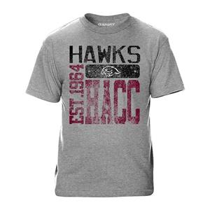 HACC Hawks Hawkhead Est 1964 Faded Tee