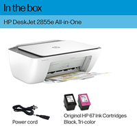 HP DESKJET 2855E ALL IN ONE PRINTER -  3