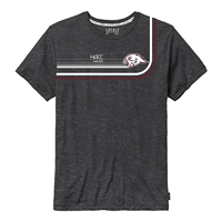 HACC Hawks Hawkhead Curved Stripe Tee
