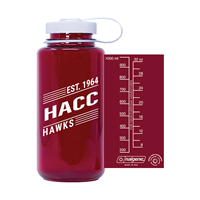 HACC NALGENE HAWKS EST 1964 WATER BOTTLE -  maroon