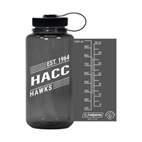 HACC NALGENE HAWKS EST 1964 WATER BOTTLE -  smoke