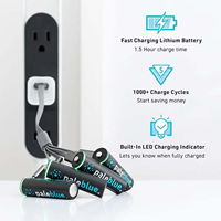 Image of PALEBLUE RECHARGEABLE LITHIUM ION BATTERY 4 PACKS -  5