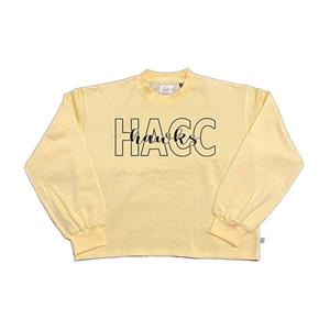 HACC HAWKS CREWNECK SWEATSHIRT -  butter
