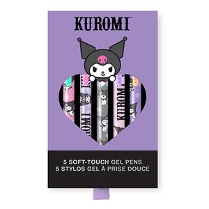 Image of GEL PEN 5 PACK - kuromi (SKU: 168873125000122) Image of GEL PEN 5 PACK - kuromi