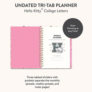 Image of UNDATED TRI-TAB PLANNER - 5 (SKU: 168873505000122) Image of UNDATED TRI-TAB PLANNER - 5