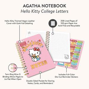 Image of HELLO KITTY AGATHA NOTEBOOKS - 2 (SKU: 168876405000122) Image of HELLO KITTY AGATHA NOTEBOOKS - 2