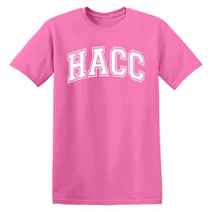 HACC ARCHED TEE -  azalea