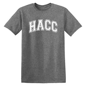 Image of HACC ARCHED TEE -  graphite