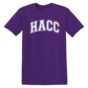 Image of HACC ARCHED TEE -  purple