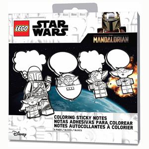 Image of LEGO® STICKY NOTES-COLORING - mandalorian (SKU: 168909925000121) Image of LEGO® STICKY NOTES-COLORING - mandalorian