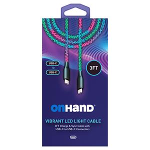 On Hand Vibrant Led Charging Cables