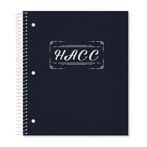 Image of HACC SPIRAL NOTEBOOK THREE SUBJECT -  2