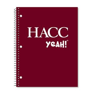 Image of HACC Yeah! One Subject Spiral Notebook