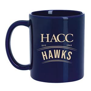 HACC HAWKS EST 1964 CERAMIC MUG -  cobalt