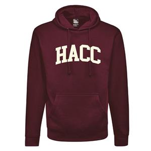 Image of HACC Cream Felt Arch Hoodie