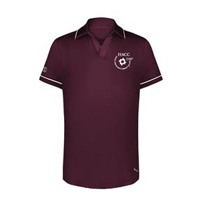 HACC LOGO POLO -  maroon