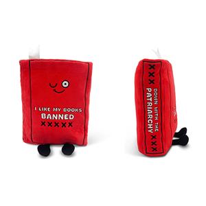 Image of BOOK PLUSHIE - banned (SKU: 168980355000124) Image of BOOK PLUSHIE - banned