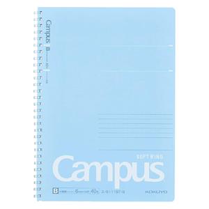 CAMPUS SOFT RING NOTEBOOK -  blue