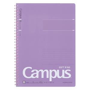 CAMPUS SOFT RING NOTEBOOK -  purple