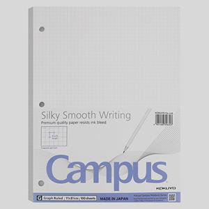 CAMPUS 3-HOLE FILLER PAPER - graph (SKU: 169018725000125) CAMPUS 3-HOLE FILLER PAPER - graph