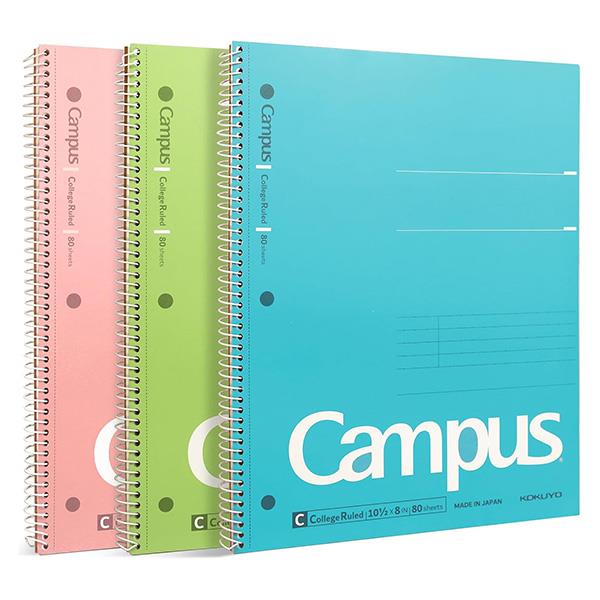Campus College Ruled Spiral Notebook 3 Pack (SKU 169019335000125) Campus College Ruled Spiral Notebook 3 Pack - main view