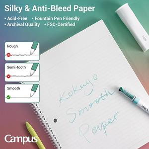 CAMPUS COLLEGE RULED SPIRAL NOTEBOOK 3 PACK - 4 (SKU: 169019335000125) CAMPUS COLLEGE RULED SPIRAL NOTEBOOK 3 PACK - 4
